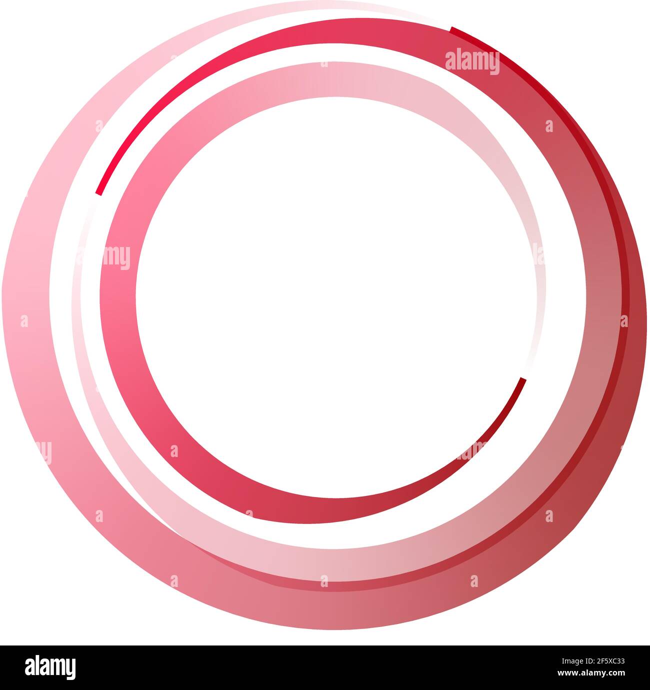 Circular, concentric element. Abstract circle — Stock vector ...