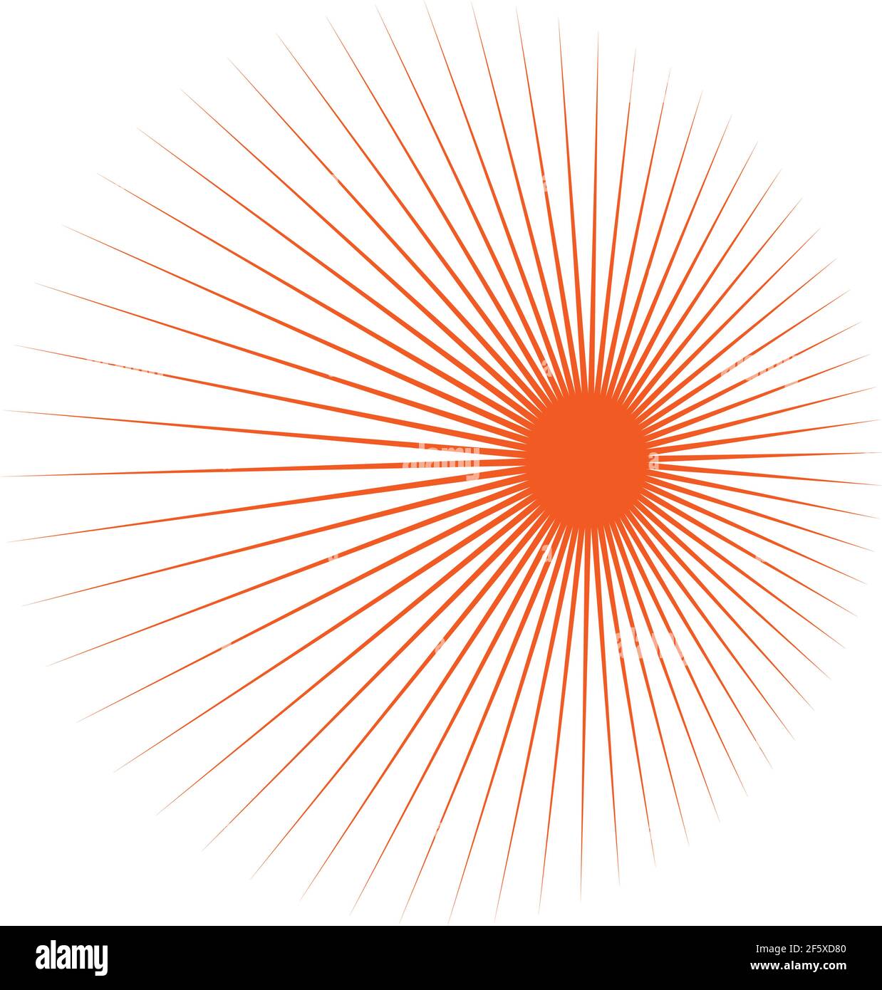 Star, starburst, sunburst icon, symbol. Radial shape, design element ...