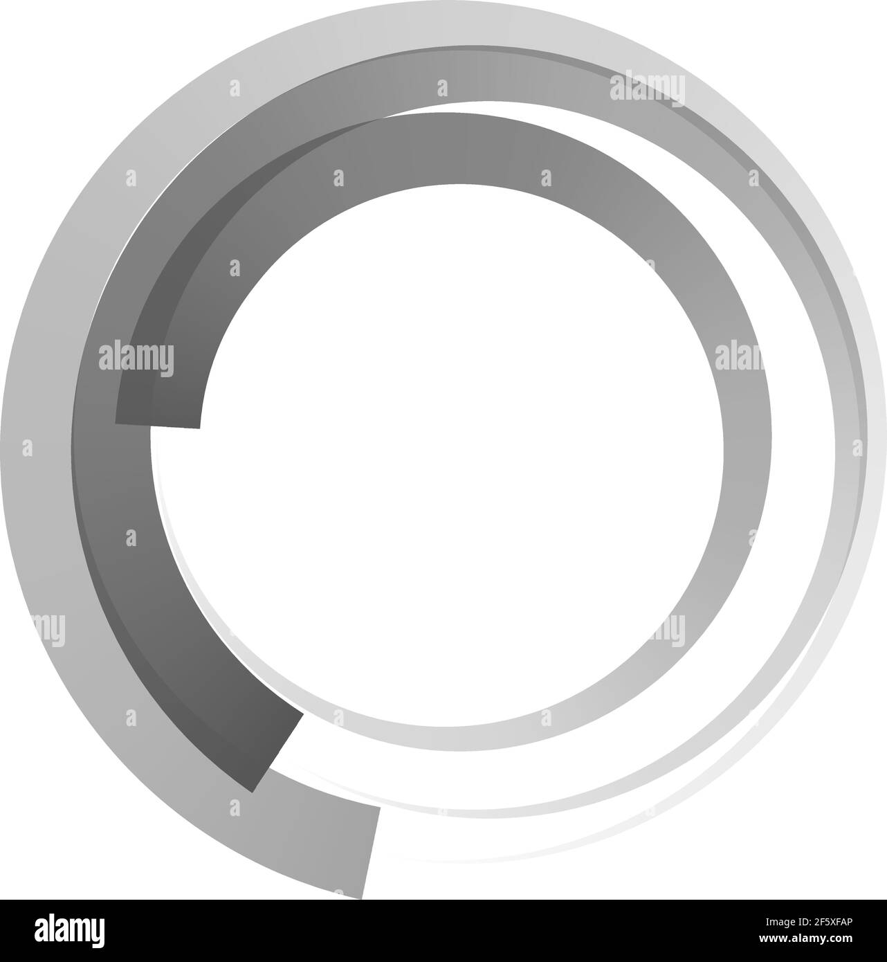 Circular, concentric element. Abstract circle — Stock vector ...