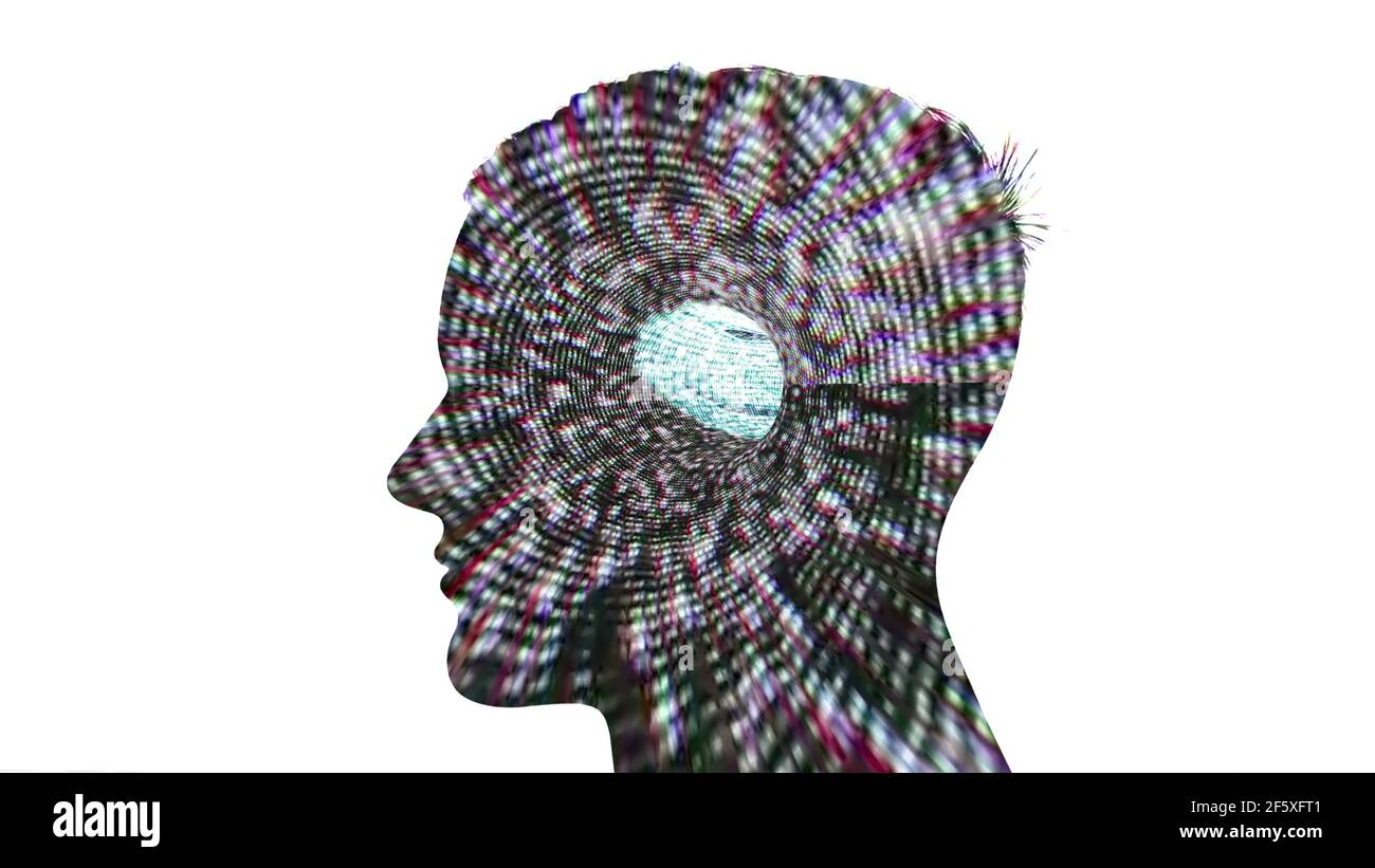 Digital portrait pixels hi-res stock photography and images - Alamy