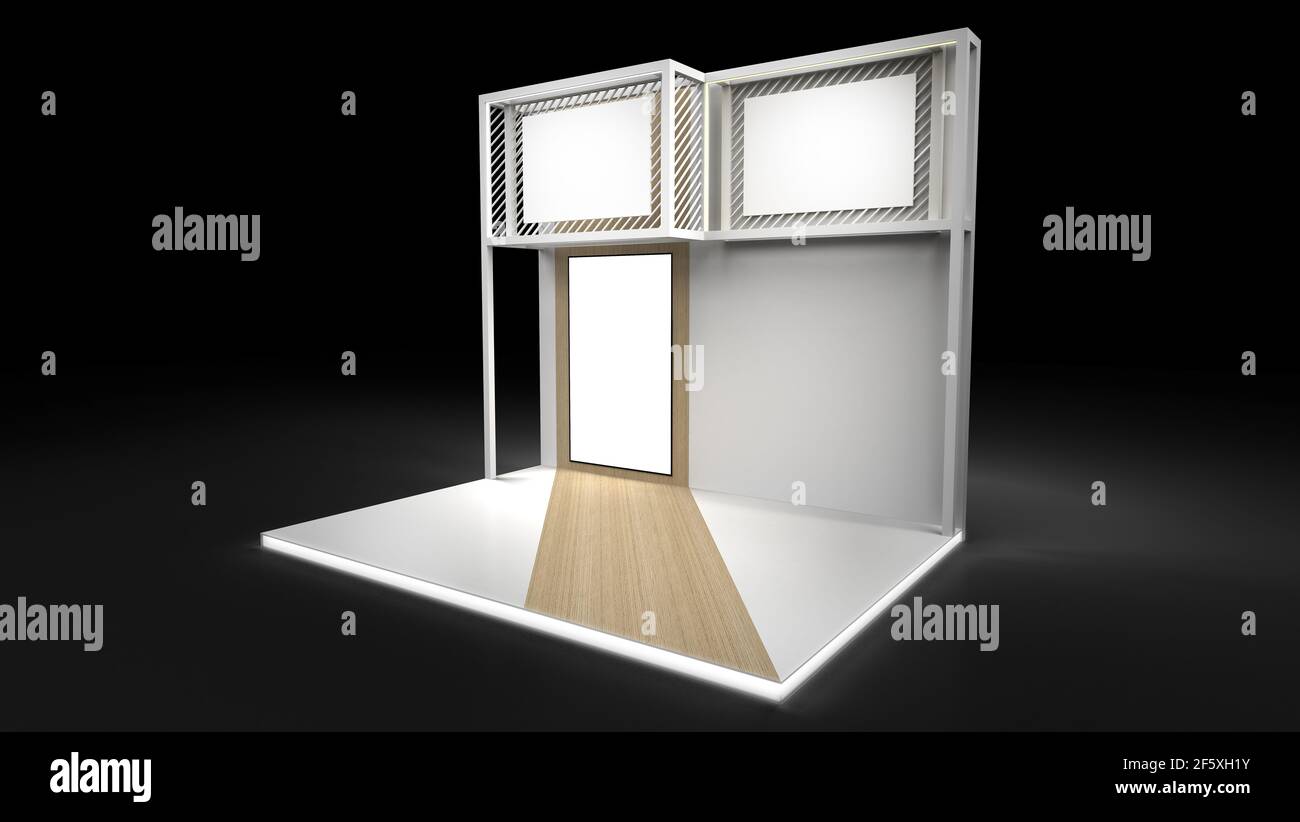 Exhibition stand Stock Photo