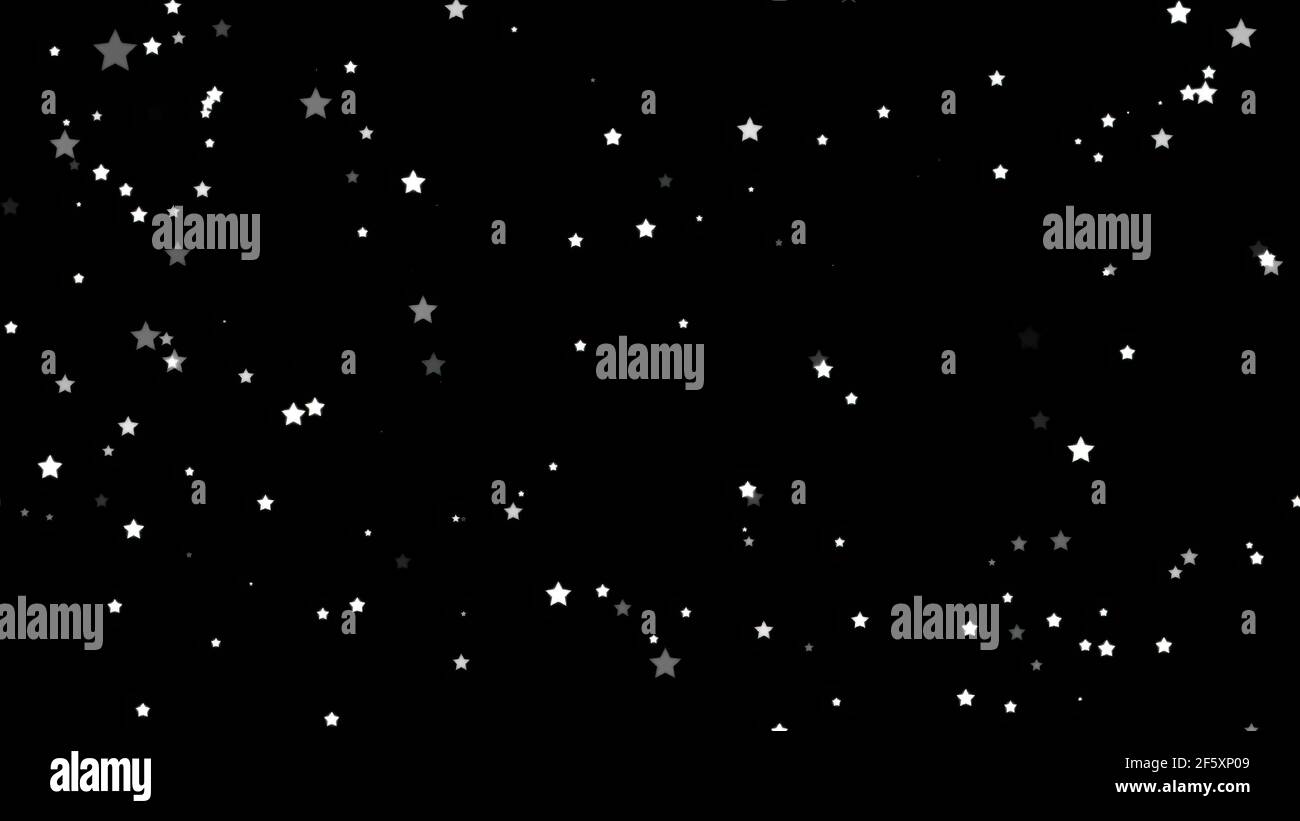 An illustration of white stars on a black background Stock Photo Alamy