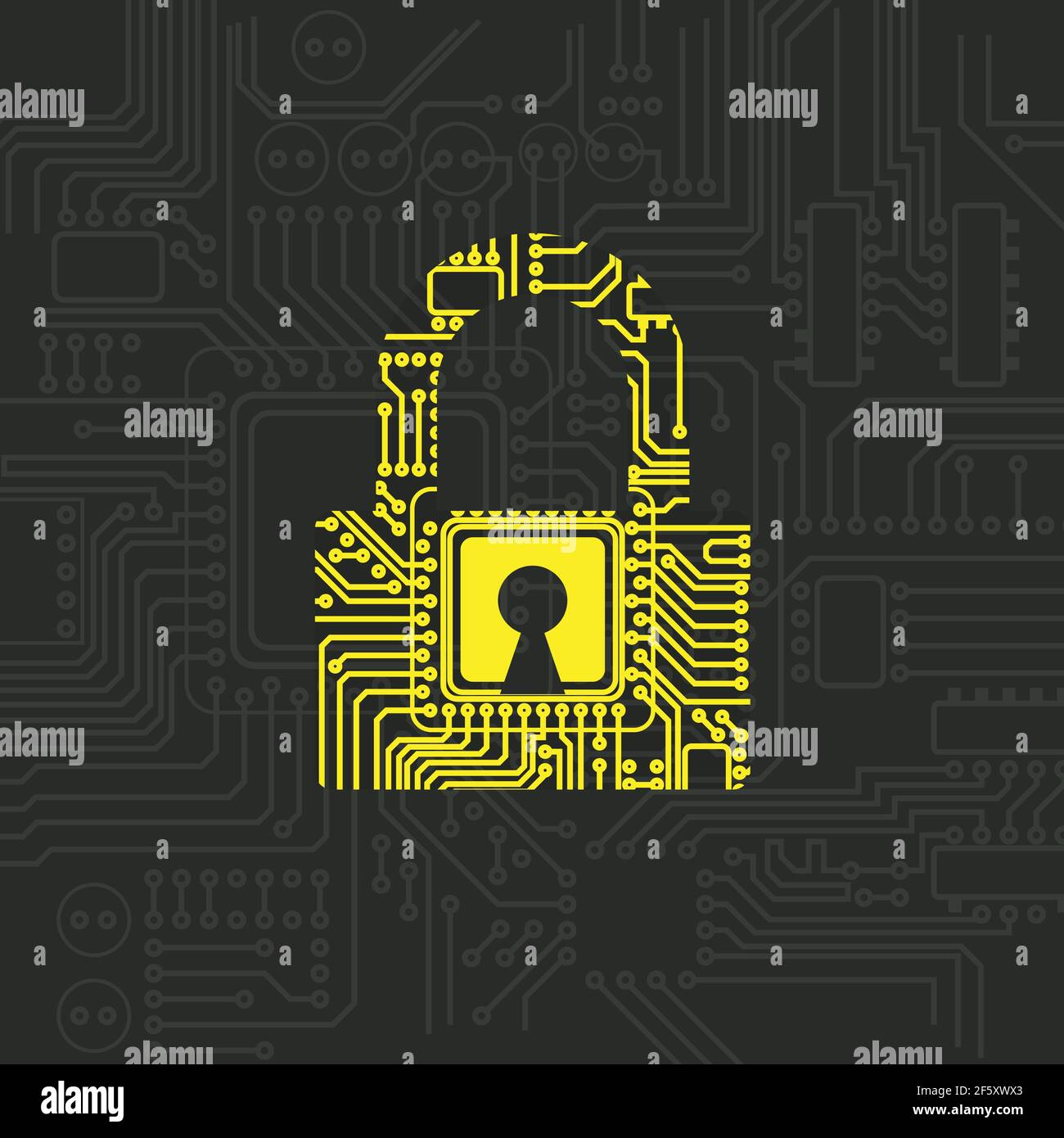 Digital padlock security pattern Stock Vector Image & Art Alamy