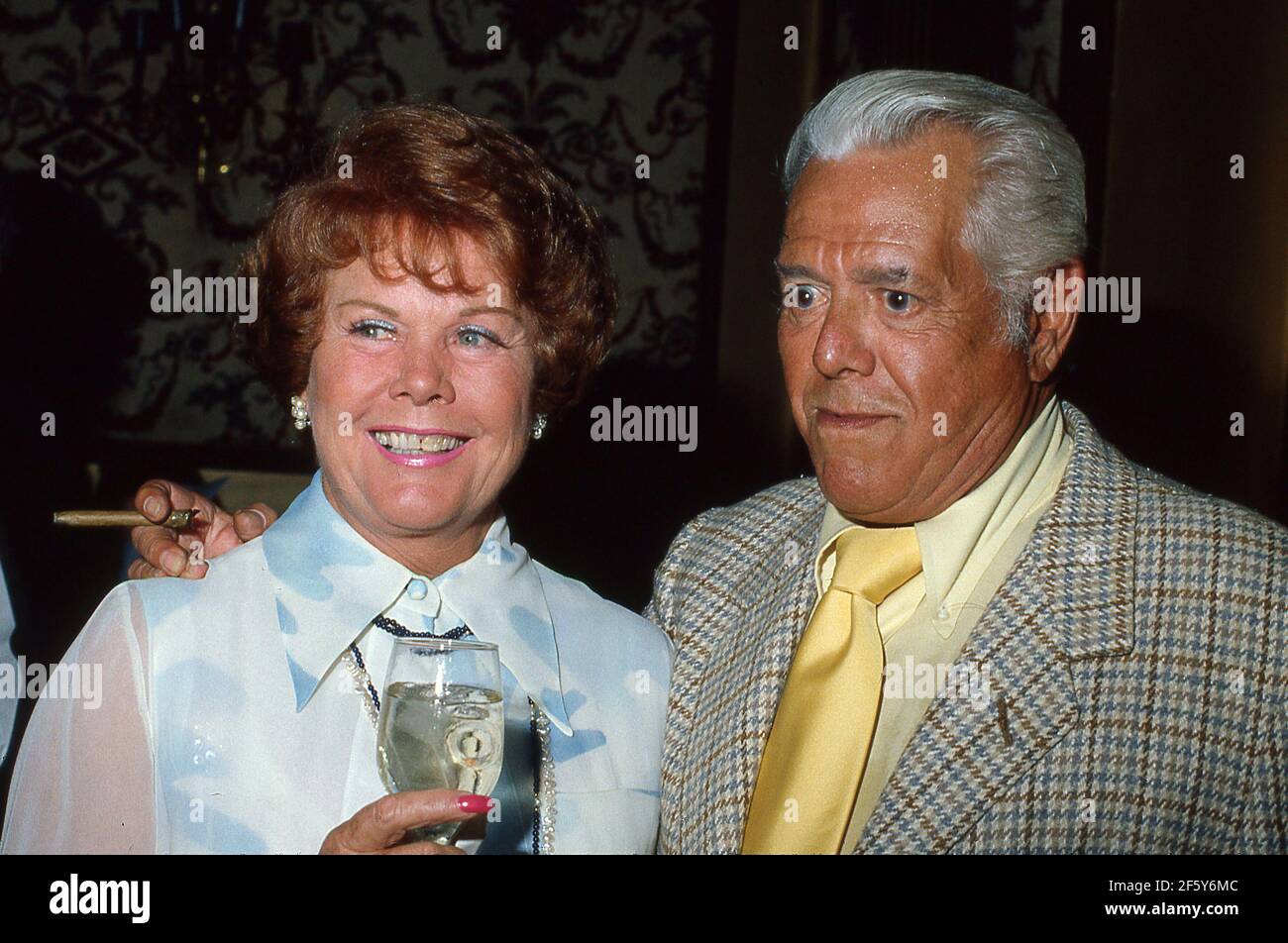 Edith Mack Hirsch and Desi Arnaz Circa 1980 Credit: Ralph Dominguez/MediaPunch Stock Photo