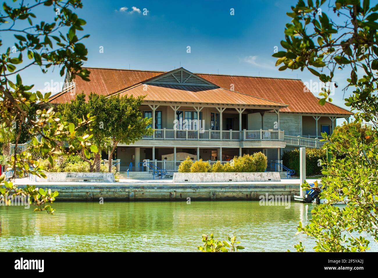 The Dante B. Fascell Visitor Center at Biscayne National Park in Miami,  Florida Stock Photo - Alamy, image size:1300x956