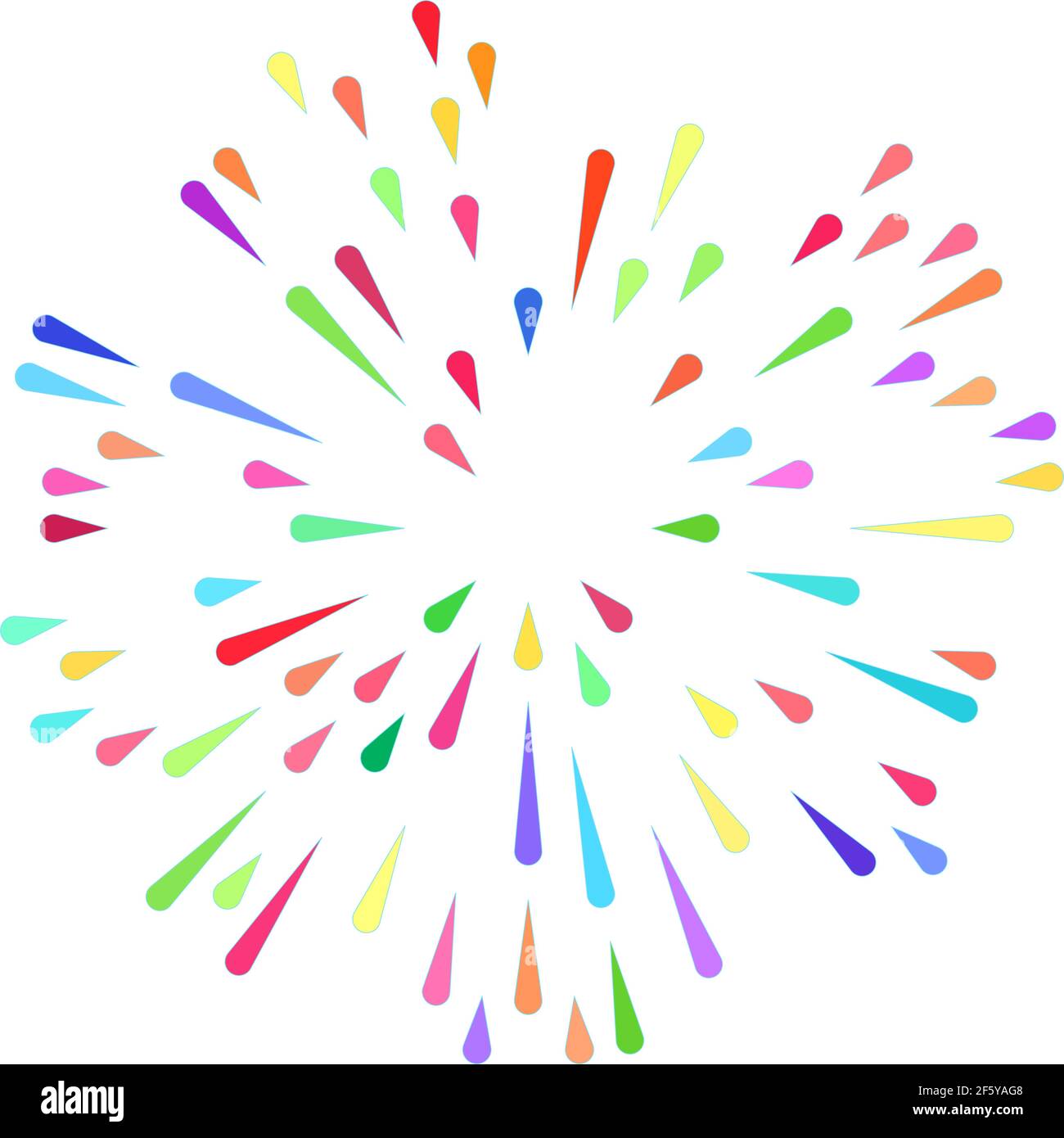 Radial, radiating lines, stripes abstract element for explosion, burst ...