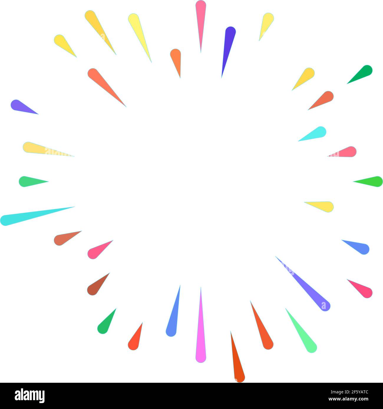 Radial, radiating lines, stripes abstract element for explosion, burst ...