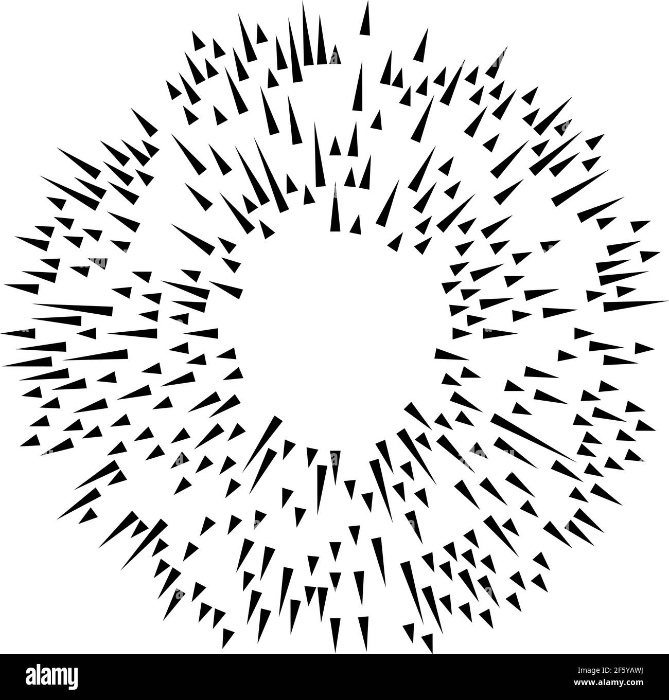 Radial, radiating lines, stripes abstract element for explosion, burst ...