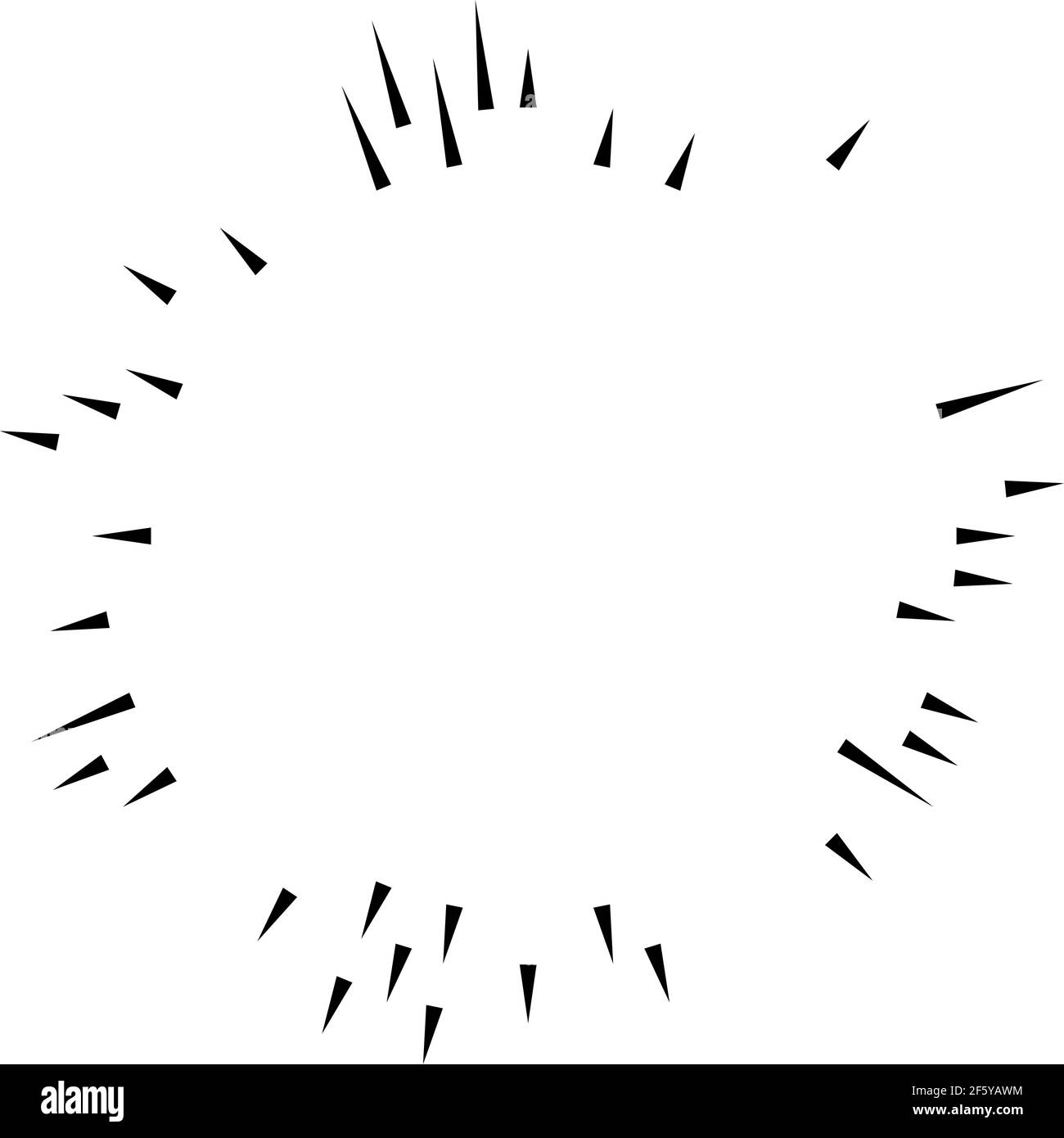 Radial, radiating lines, stripes abstract element for explosion, burst ...