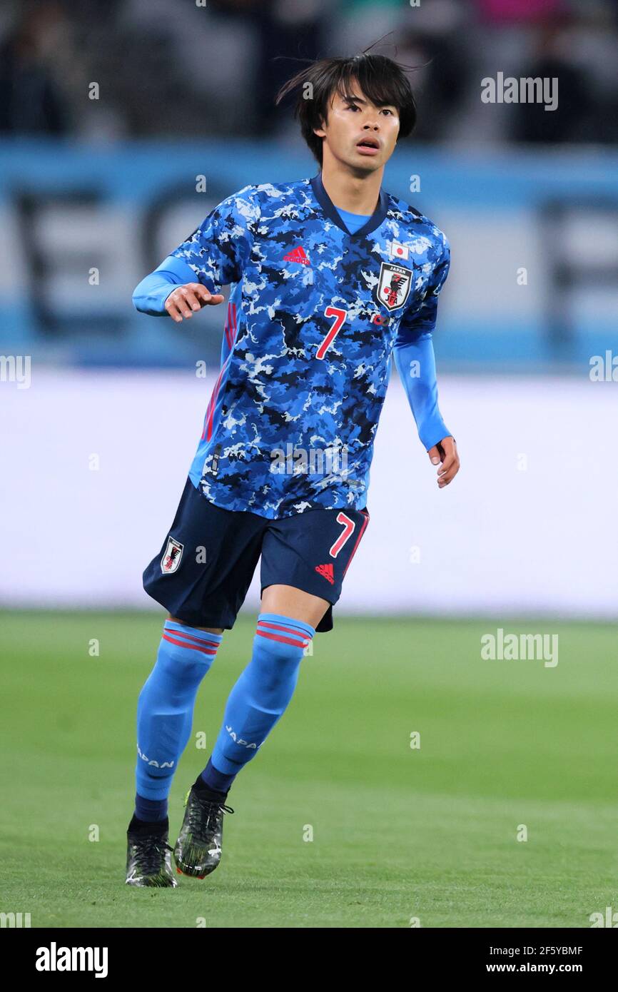 Tokyo, Japan. 26th Mar, 2021. Kaoru Mitoma (JPN) Football