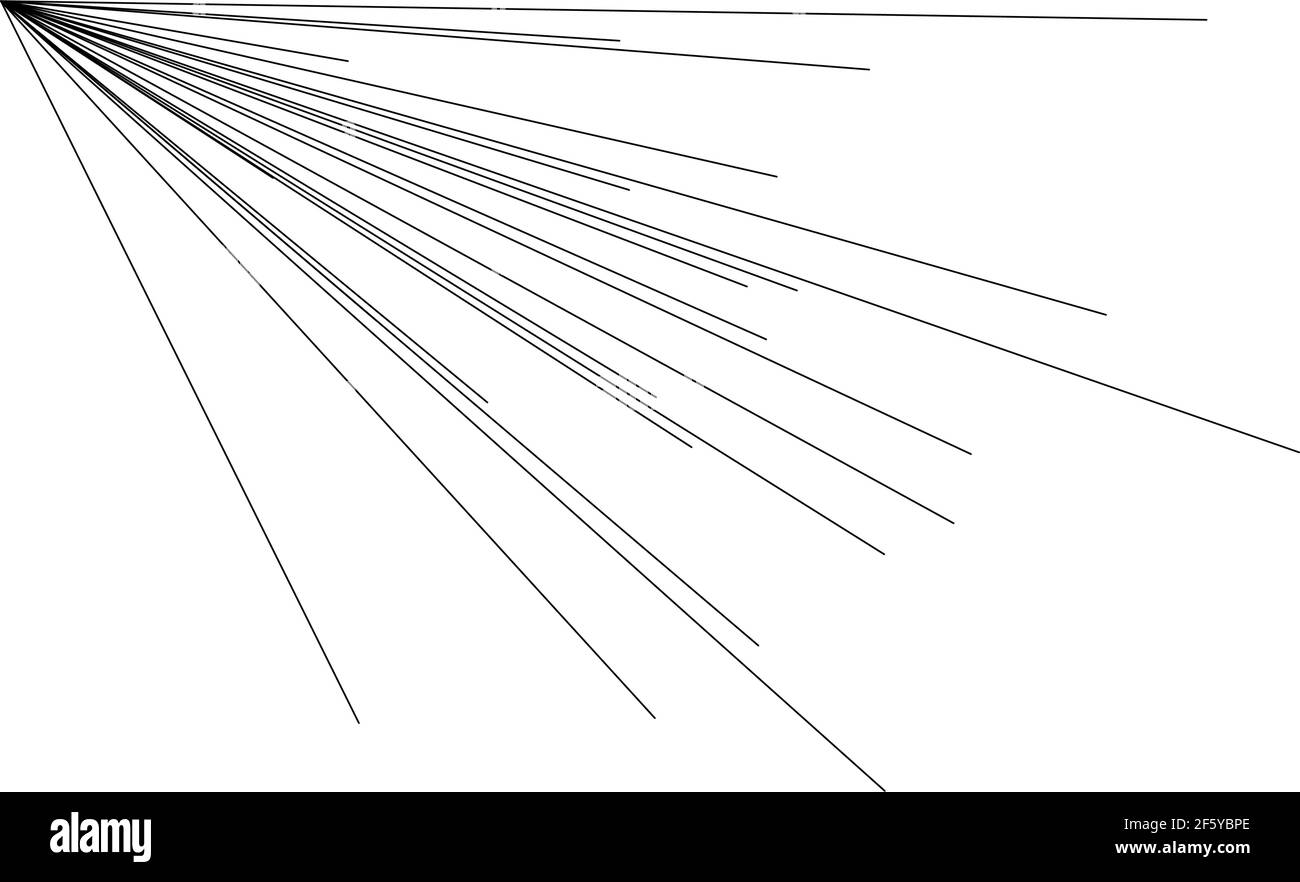 Radial, radiating lines, stripes abstract element for explosion, burst ...