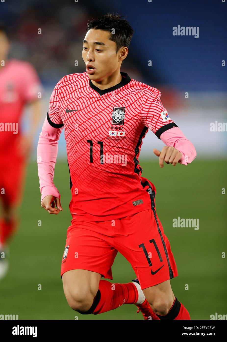 Kanagawa, Japan. 25th Mar, 2021. Lee Dongjun (KOR) Football/Soccer ...