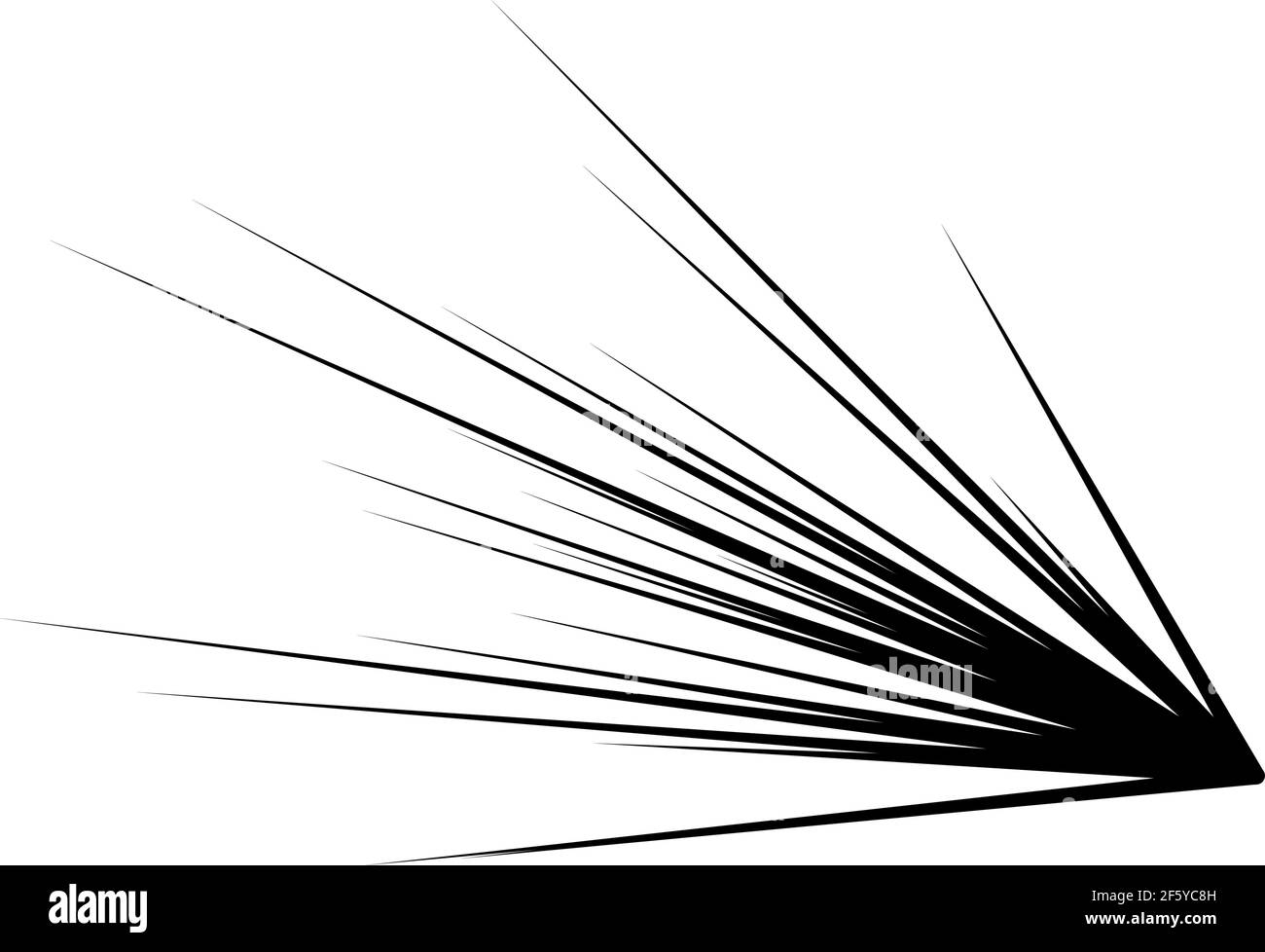 Radial, radiating lines, stripes abstract element for explosion, burst ...