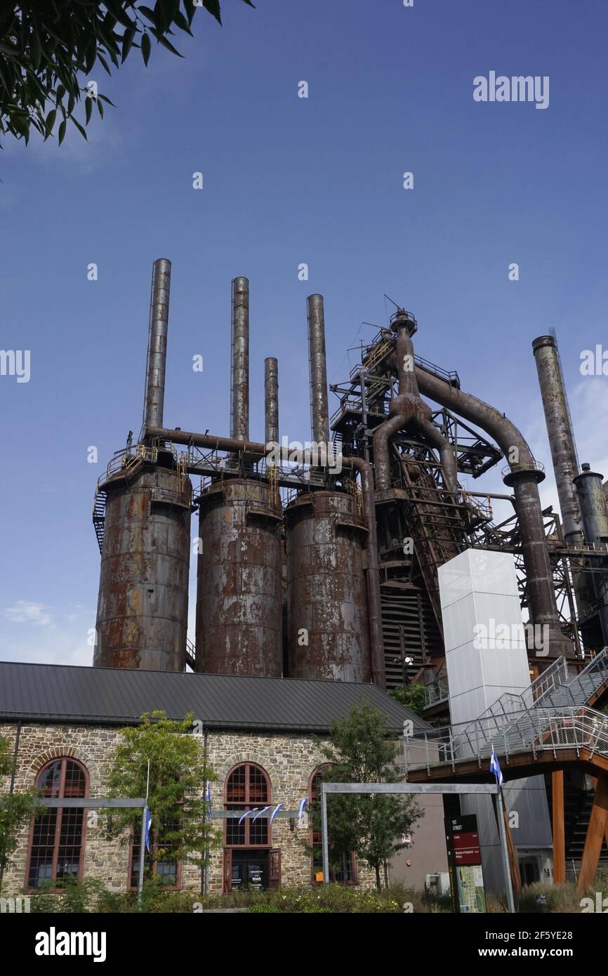 The SteelStacks Cultureal Center that used to be the abandoned