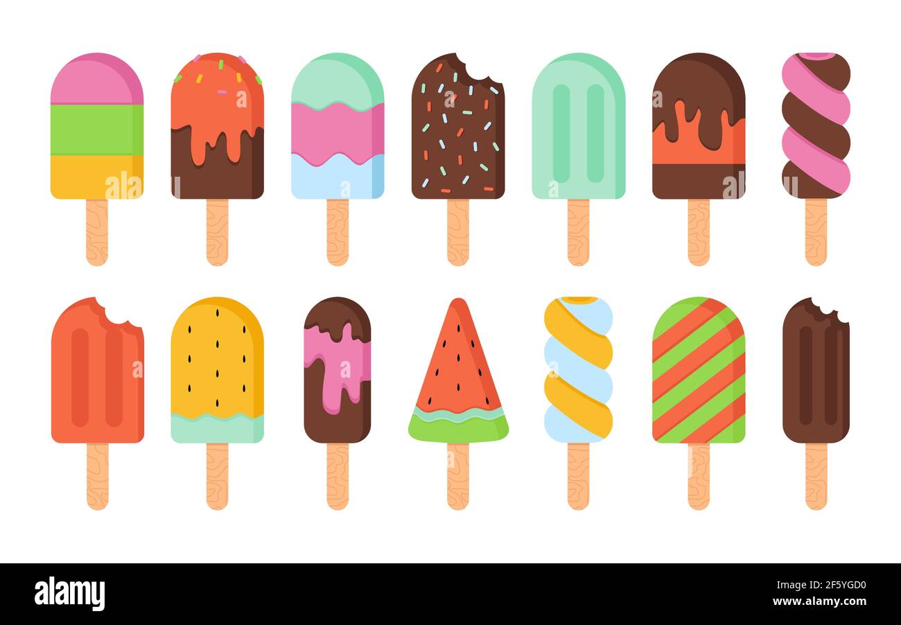 Ice cream collection Stock Vector Image & Art - Alamy