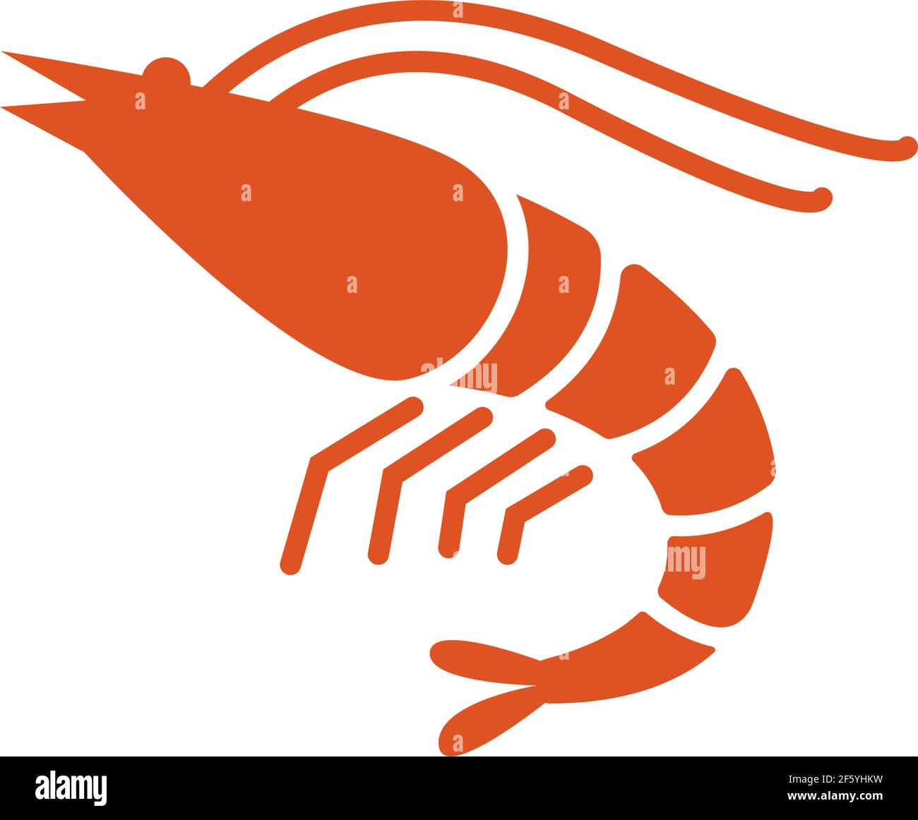 Shrimp icon hi-res stock photography and images - Alamy