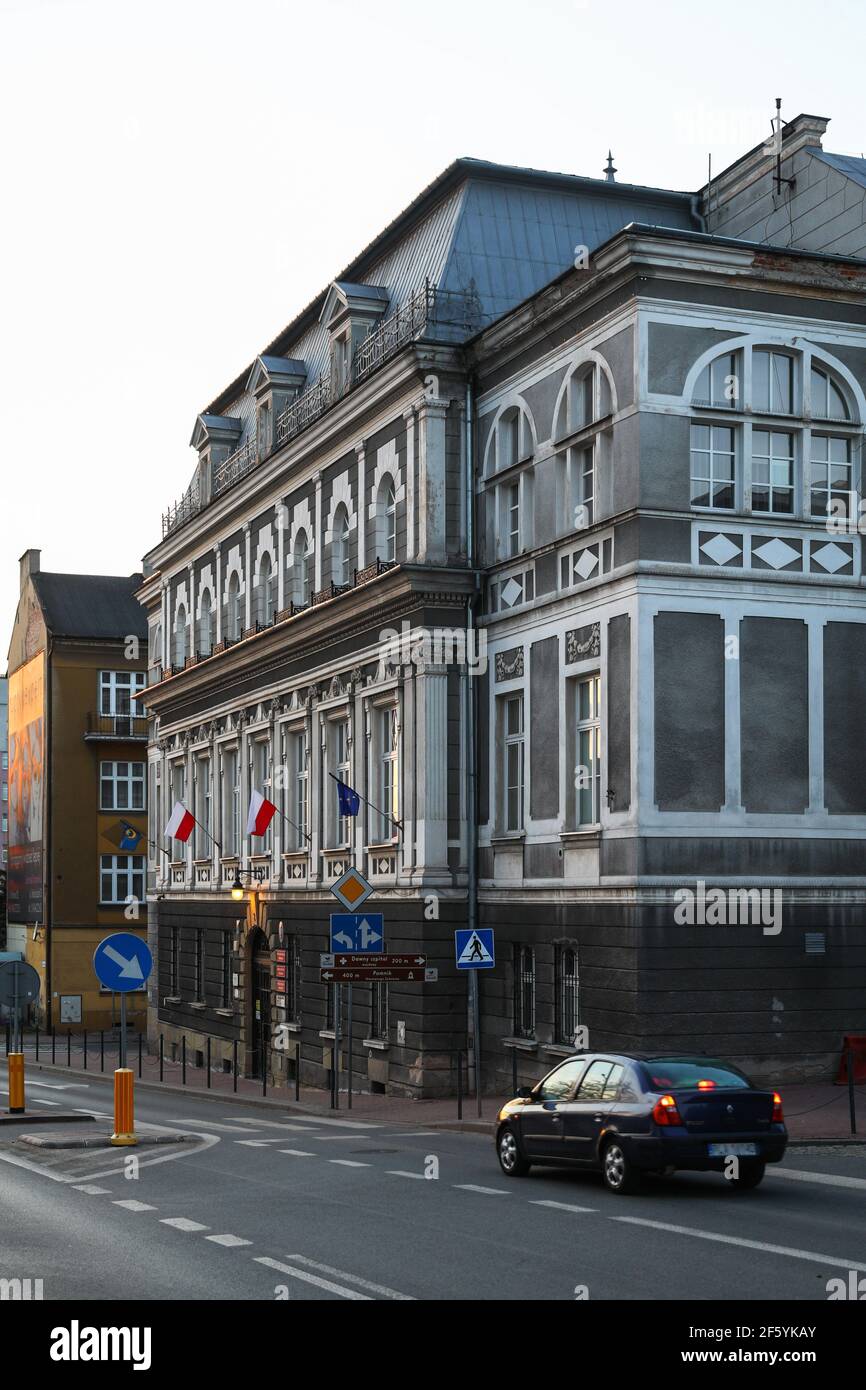 Tarnow, Poland. 12th Mar, 2021. Offices of the Mayor of Tarnow and the City Council.The old town of Tarnow is considered one of the most beautiful examples of the Renaissance architectural layout of Polish cities. Tarnow is a city in south-eastern Poland with 108,470 inhabitants in 2020. It is an important centre of economy and industry in Lesser Poland (Malopolska) region. Credit: Filip Radwanski/SOPA Images/ZUMA Wire/Alamy Live News Stock Photo