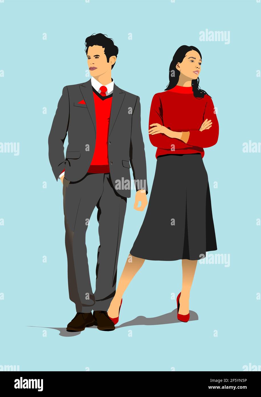 Young woman physical exercises Stock Vector Images - Alamy