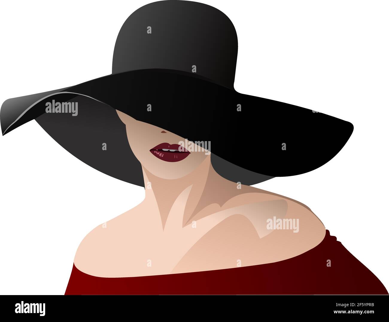 Ladies Hat Vector