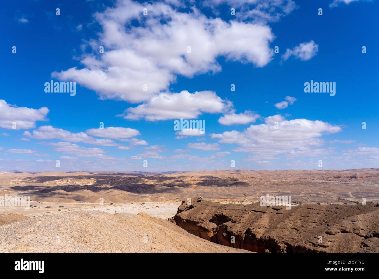 Negev Desert  Israel Stock Photo