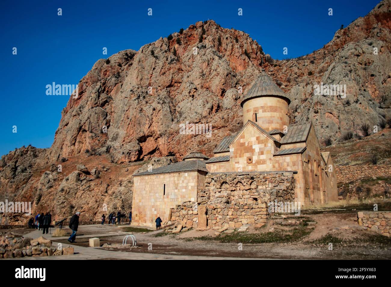 Noravank, Armenia - January 13, 2018: Famous medieval Armenian monastery of Noravank in Vayots Dzor province Stock Photo