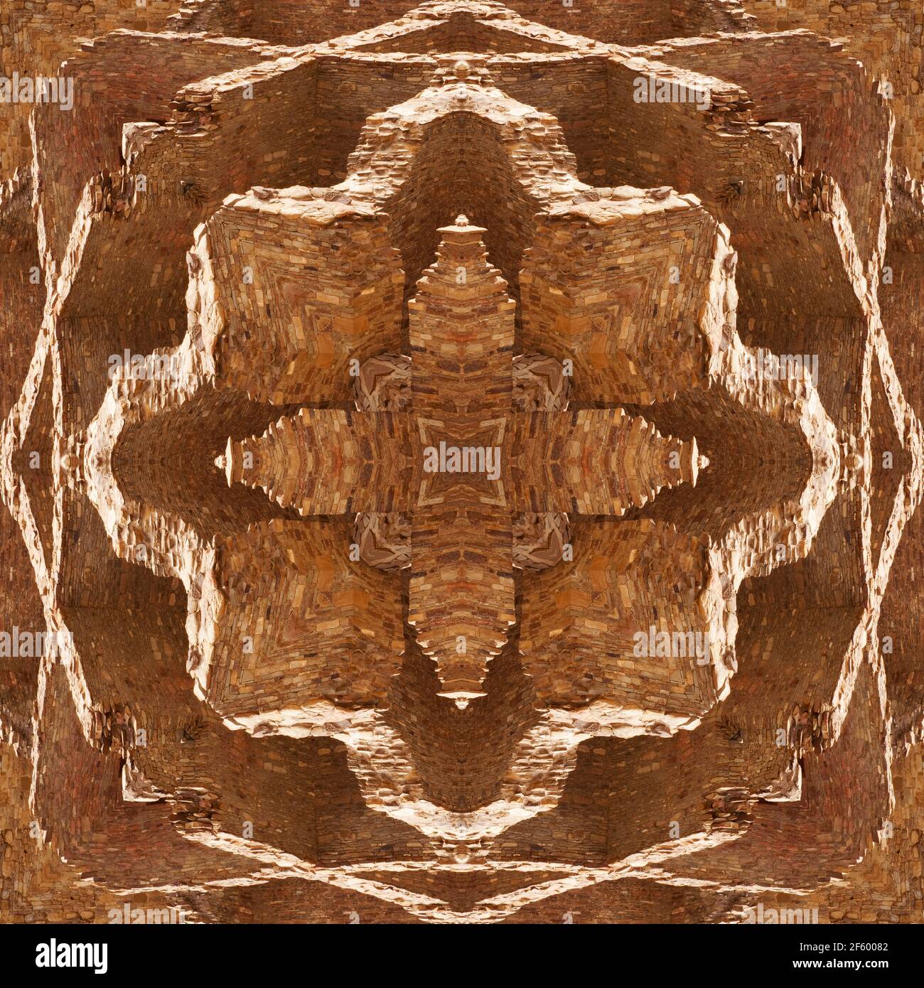 Kaleidoscope of stone walls Stock Photo Alamy