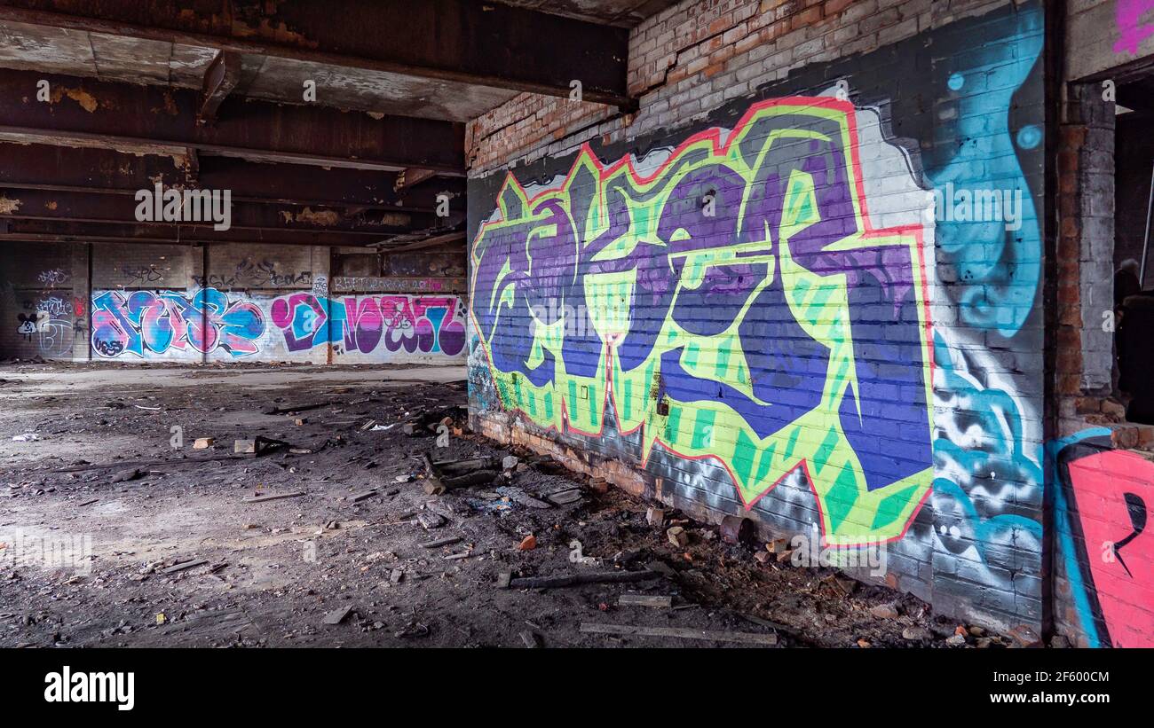 Urban Graffiti Stock Photo