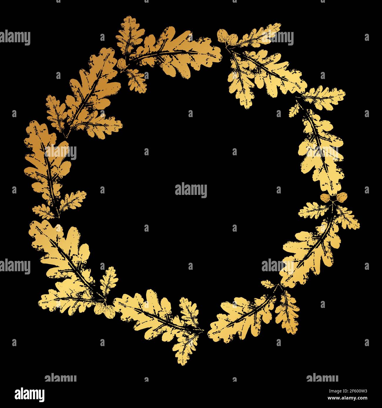 Ink print leaves. Black ink prints of leaves of trees and bushes Stock Vector Image & Art Alamy