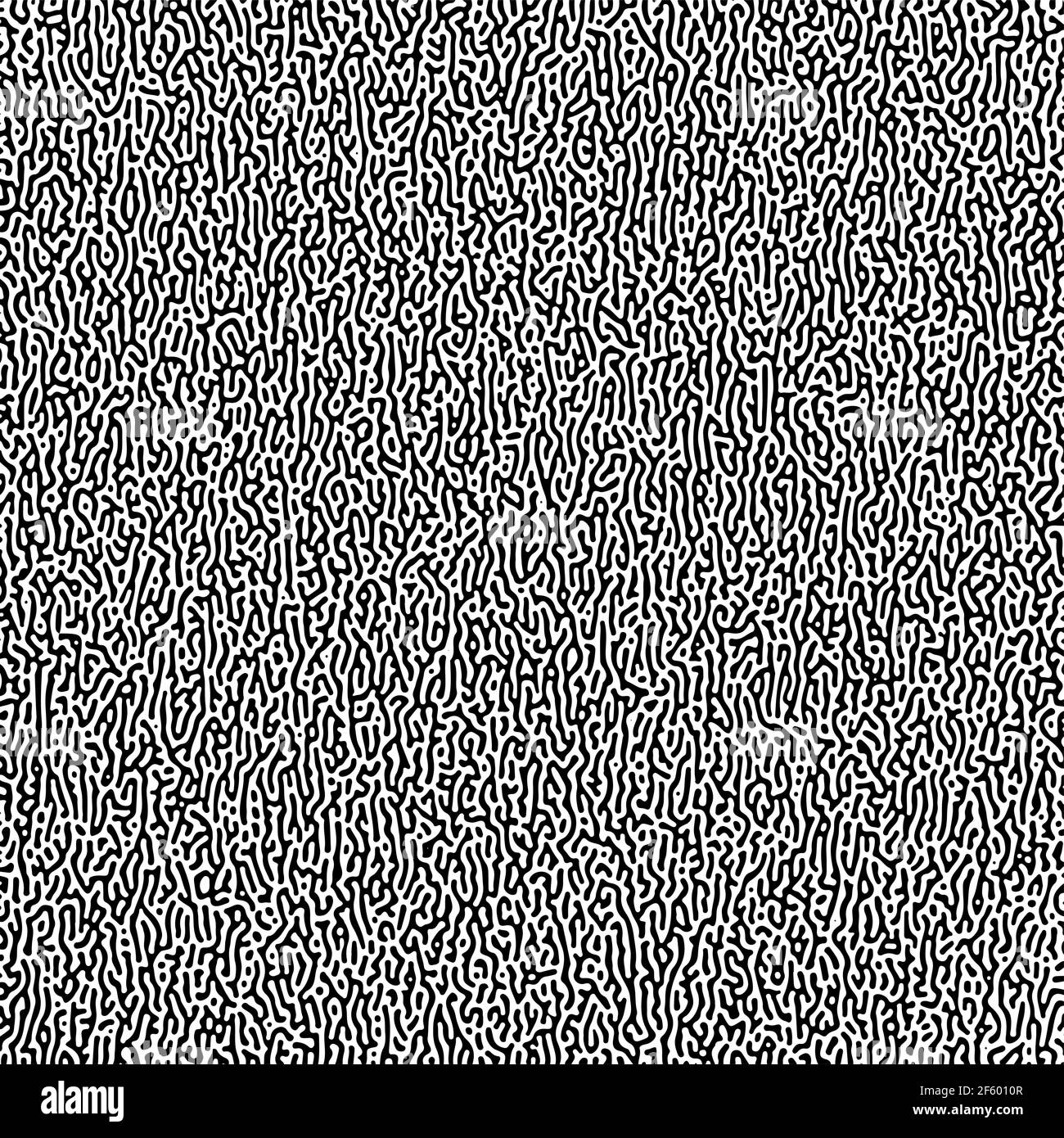 Cyclic Symmetric Multiscale Turing Pattern. Monochrome texture Stock ...