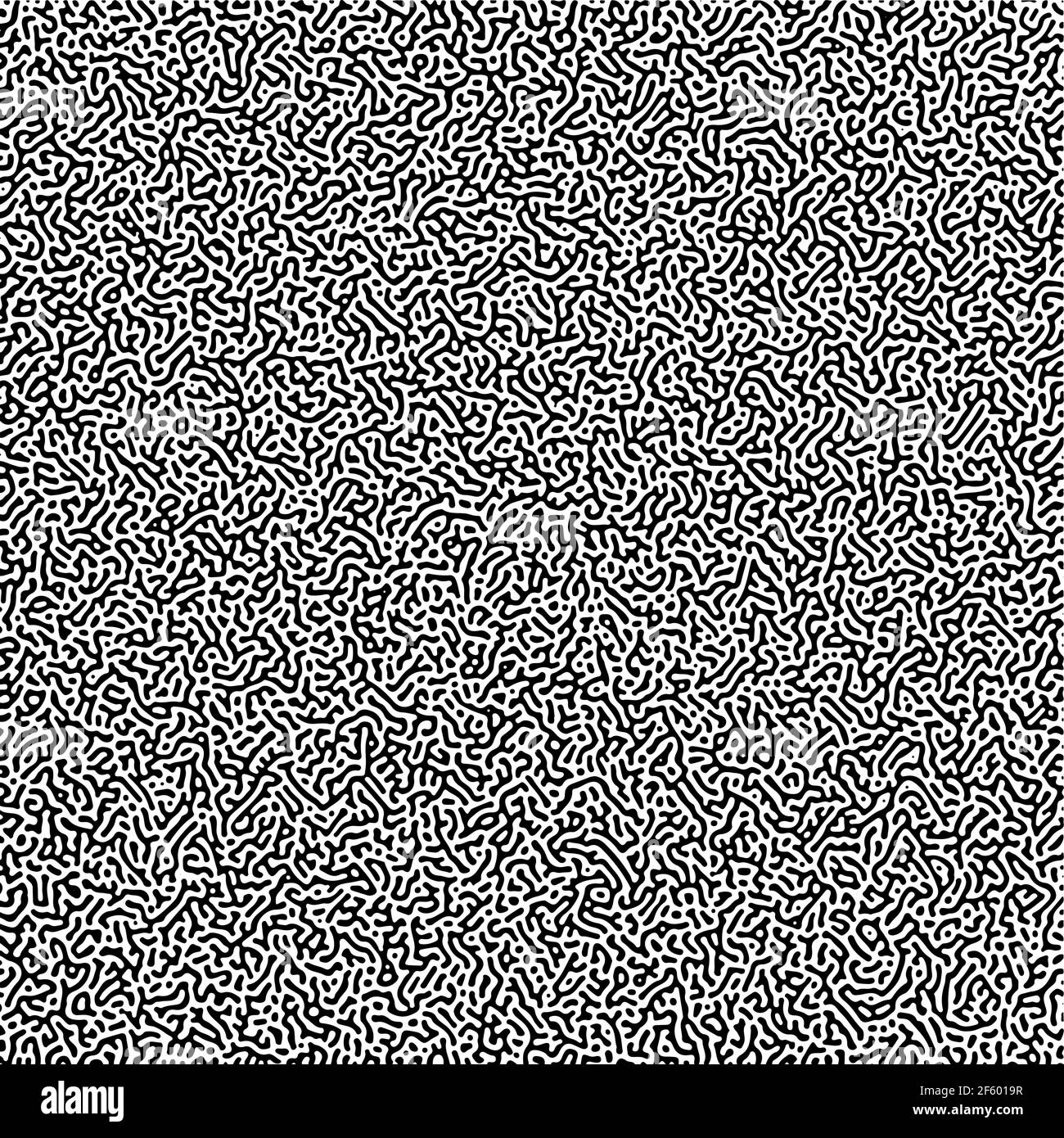 Cyclic Symmetric Multiscale Turing Pattern. Monochrome texture Stock ...