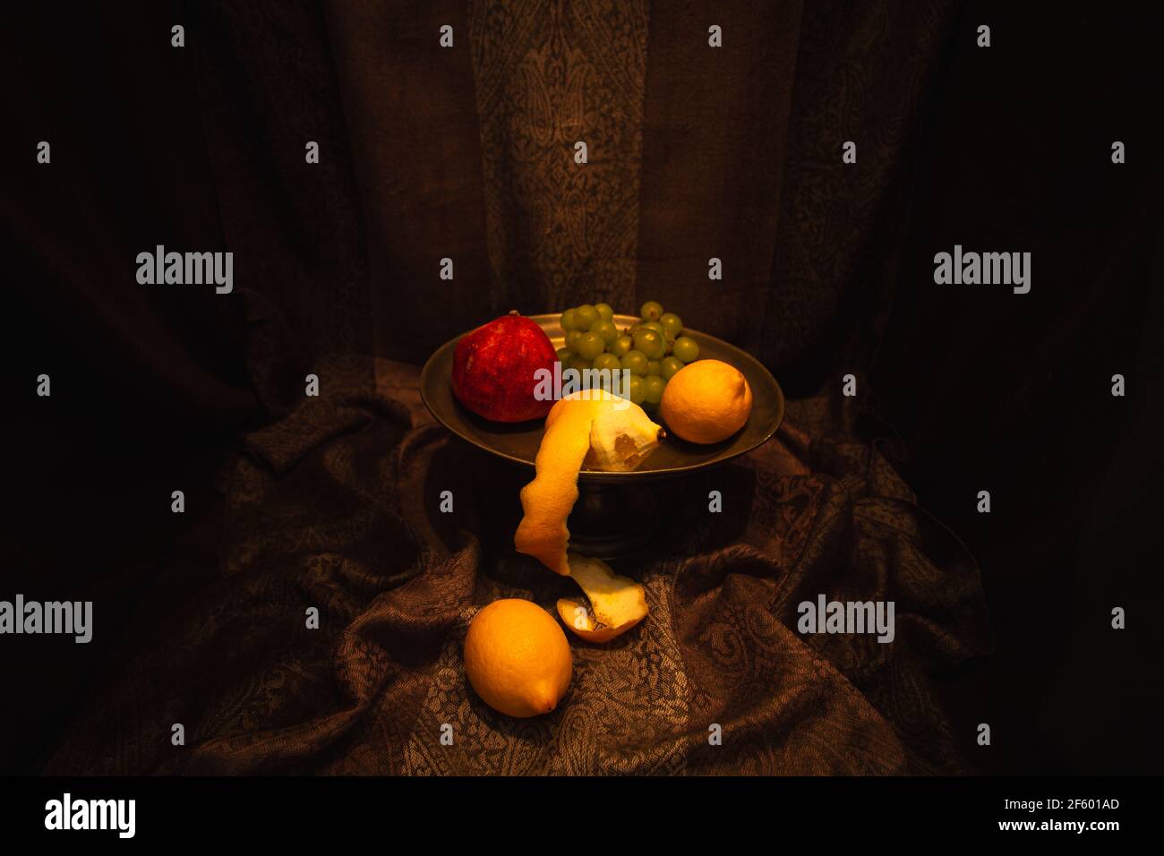 Apple,green and red apple, close up view, still life, detail shot, fruits still life, Art life, Nahaufnahme, Detailaufnahme, Stillleben, Arrangement Stock Photo