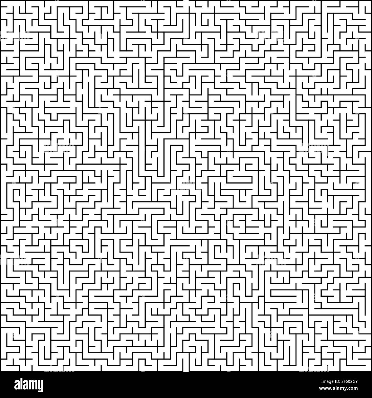 Maze, labyrinth puzzle game. Riddle, brain-teaser game concept ...