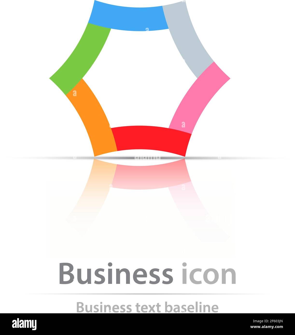 Originally created business icon for creative design tasks Stock Vector