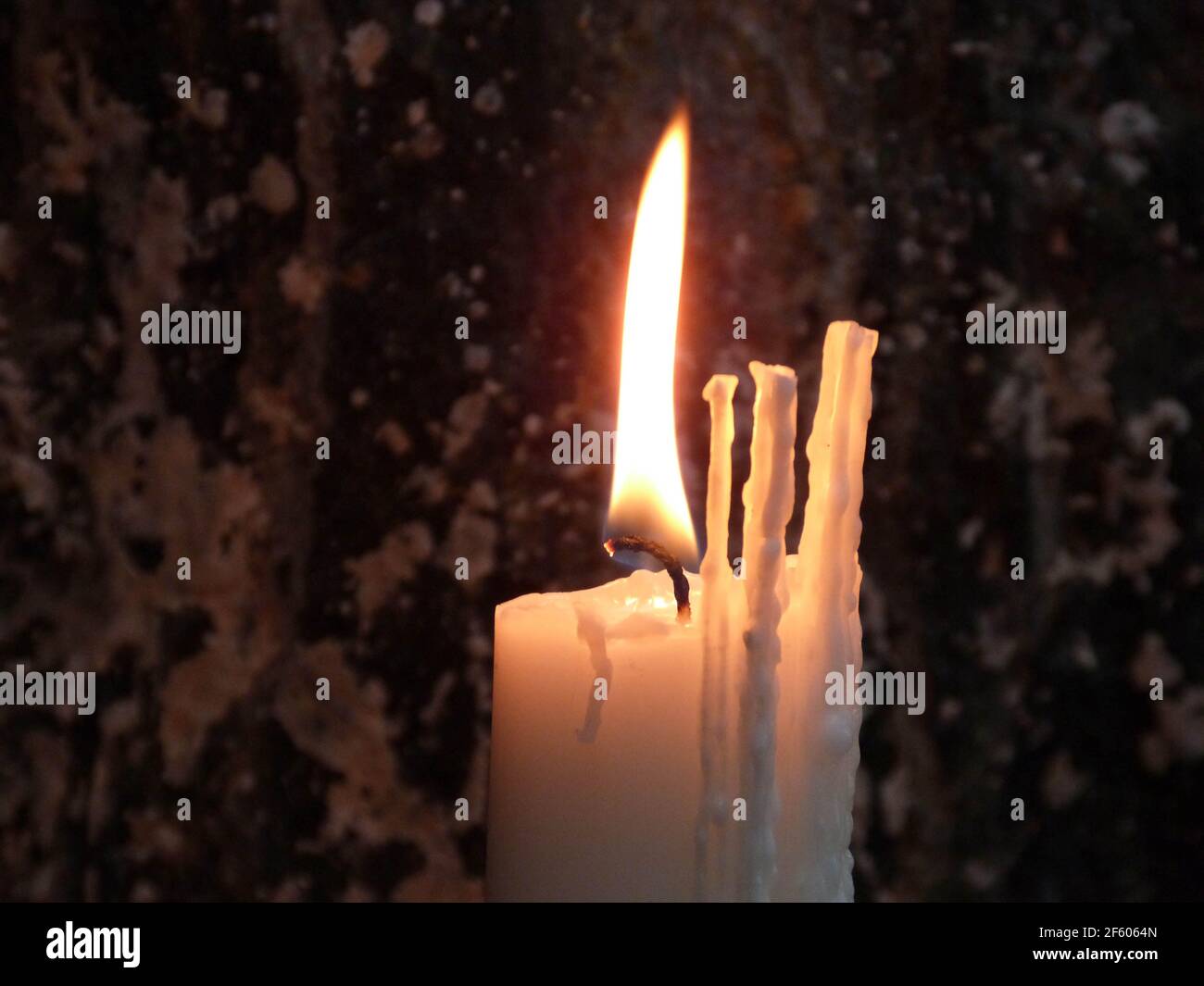 flame of a burning candle close up Stock Photo Alamy