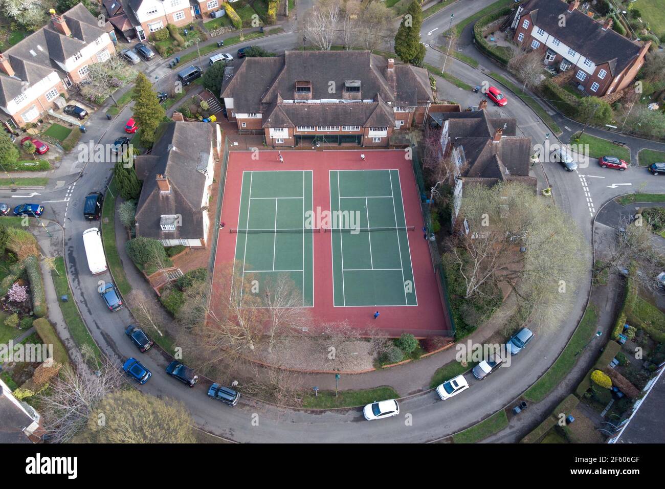 Birmingham, West Midlands, UK. 29th Mar, 2021. The Circle Tennis Club