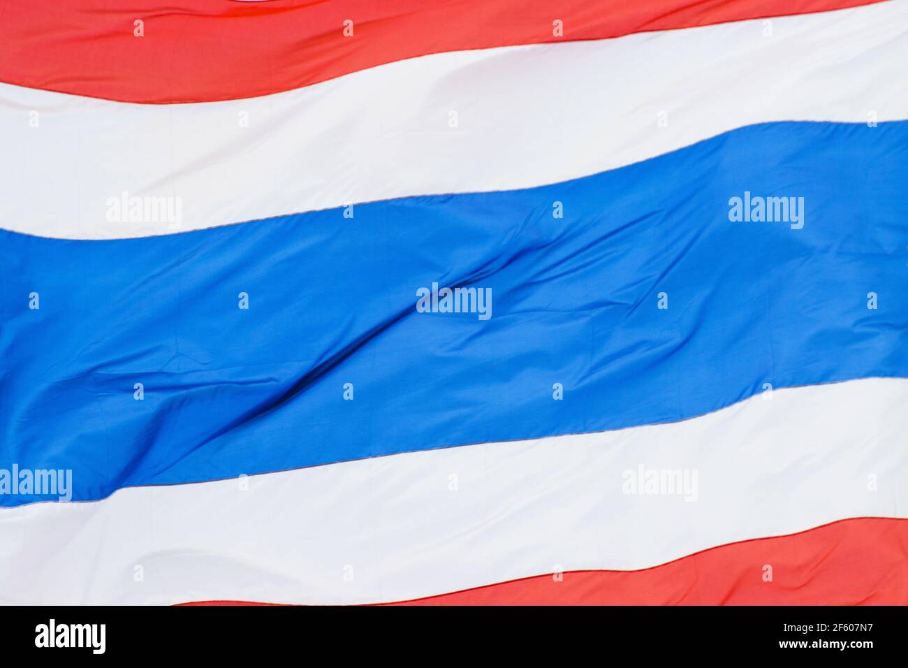 The flag of Thailand with 3 colors red, white, blue Stock Photo - Alamy