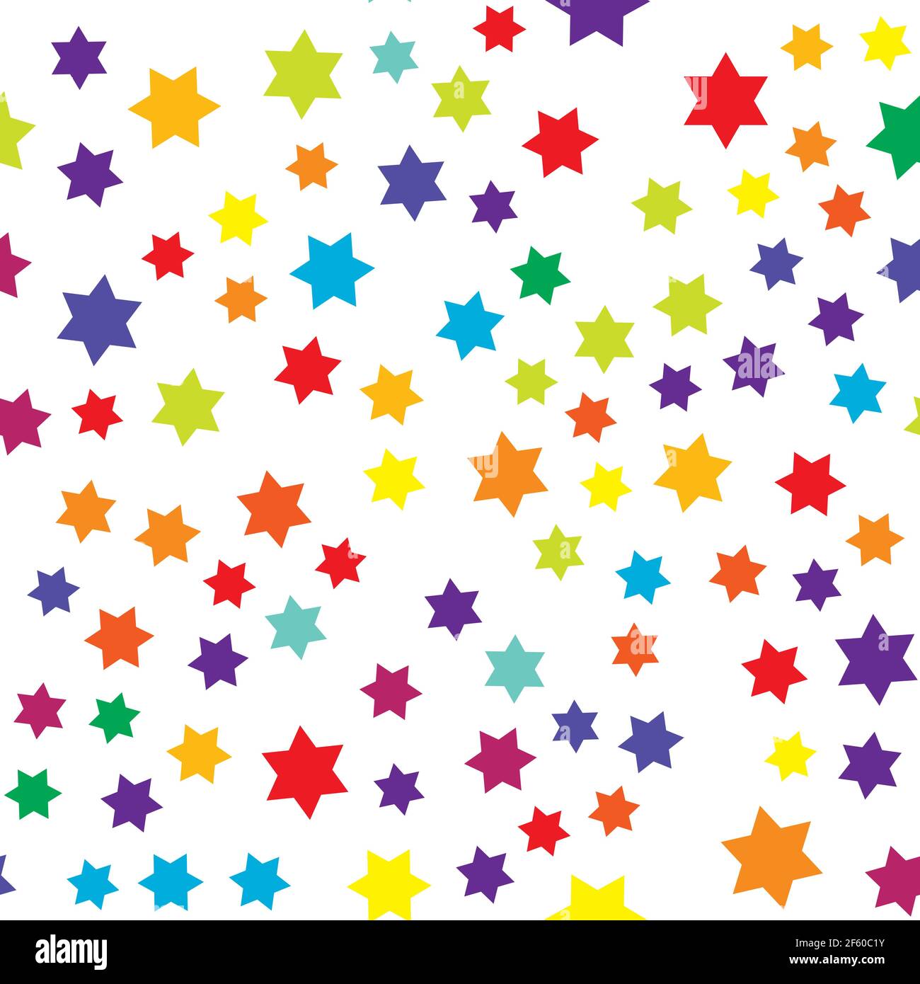 Random star shape pattern, background. Seamlessly repeatable. — Stock ...