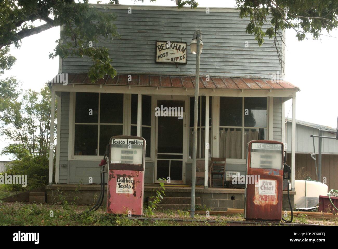 Appomattox County, VA, USA. The old Beckham Post Office, with an