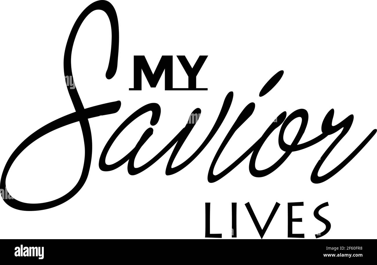Savior word sign Stock Vector Images - Alamy