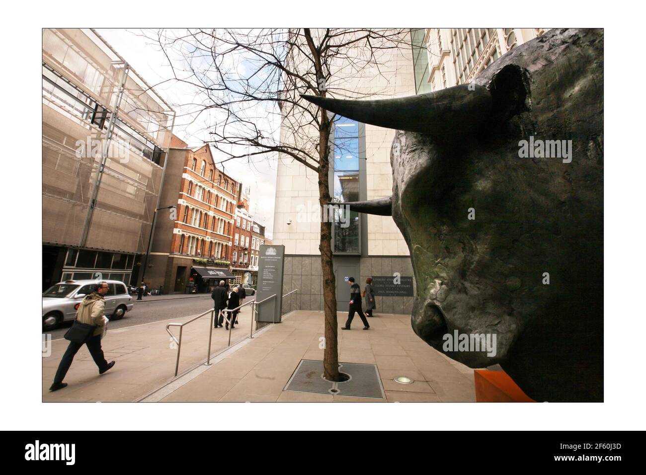 A sculpture of a minotaur at Covent Garden in London April 8, 2008. The ...