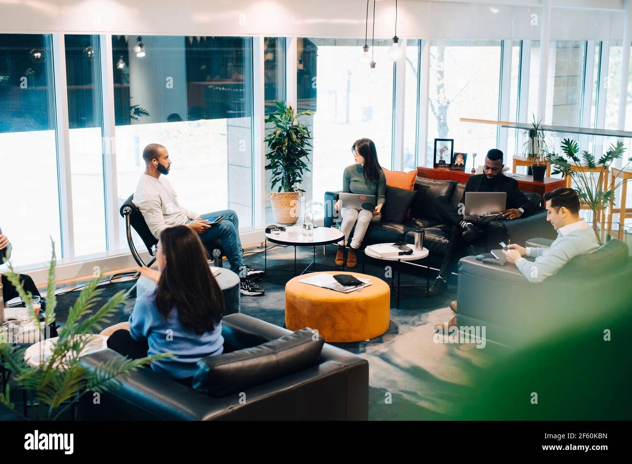 Business people working in office Stock Photo