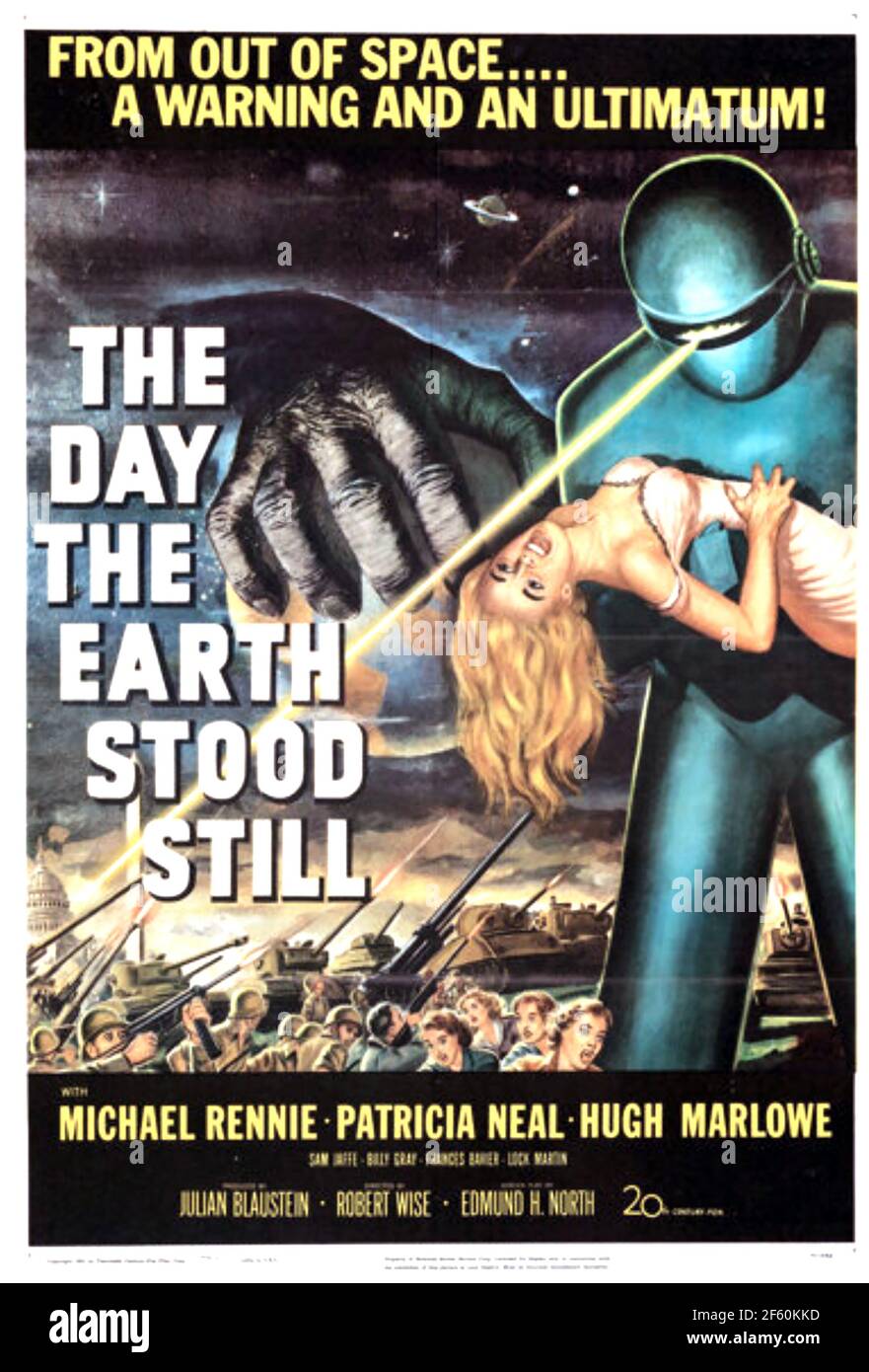 THE DAY THE EARTH STOOD STILL 1951 20th Century Fox film aka Farewell to the Master aka Journey to the World Stock Photo