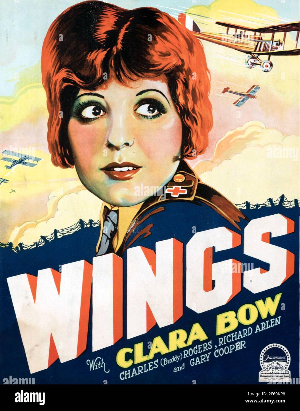 WINGS 1927 Paramount Pictures film with Clara Bow Stock Photo - Alamy