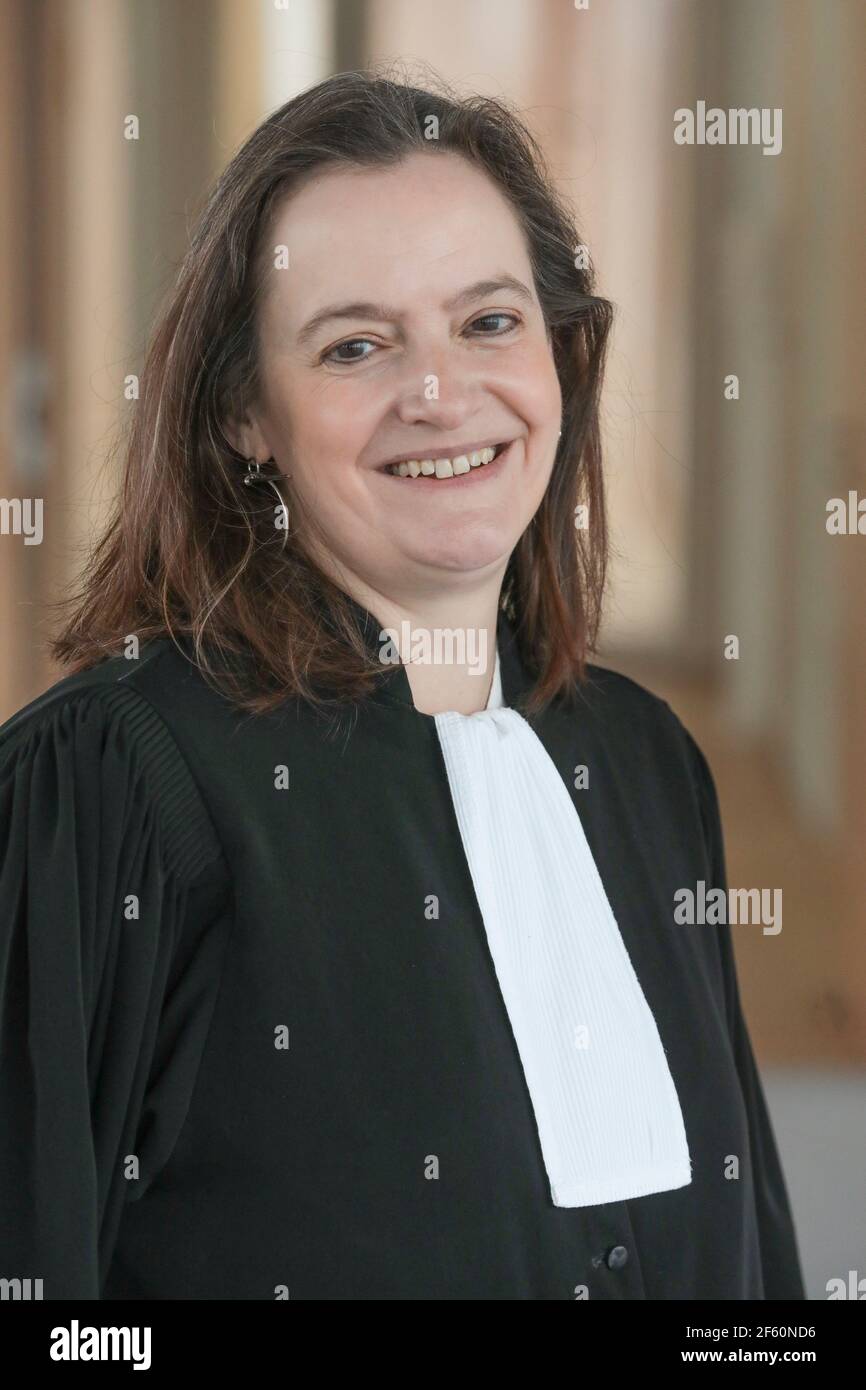 JULIE COUTURIER, LAWYER NEW PRESIDENT OF THE BAR IN 2022 Stock Photo