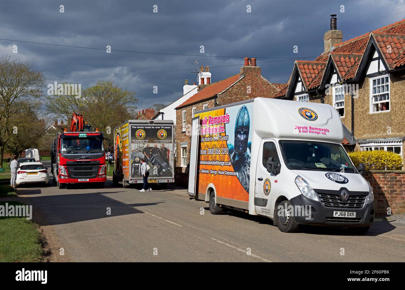 a large van used for furniture removals