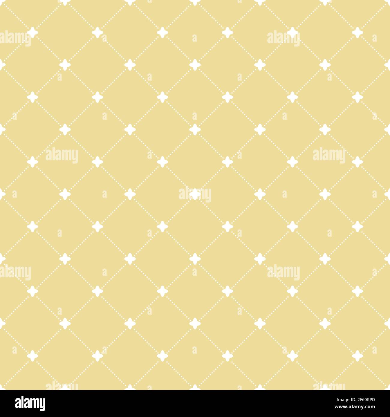 Seamless Geometric Vector Pattern With Dotted Rhombuses Stock Vector
