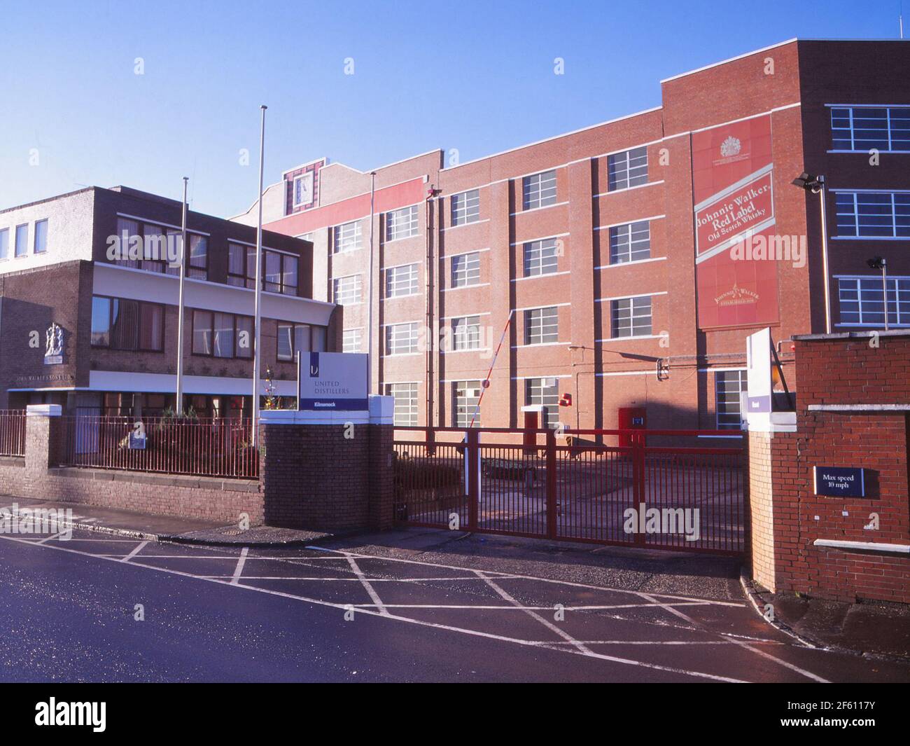 Johnnie Walker Factory, Hill Street, Kilmarnock, Scotland, UK. Scanned 645 slide /transparency