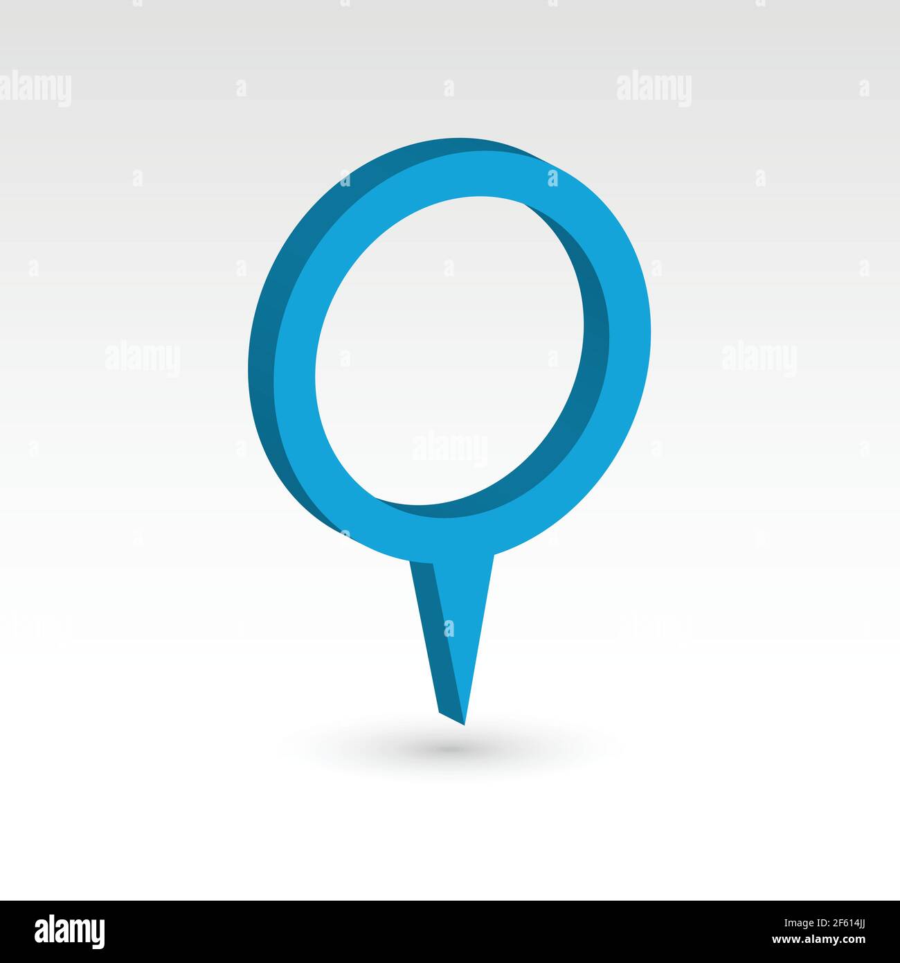 Map pointer - 3D vector object Stock Vector Image & Art - Alamy