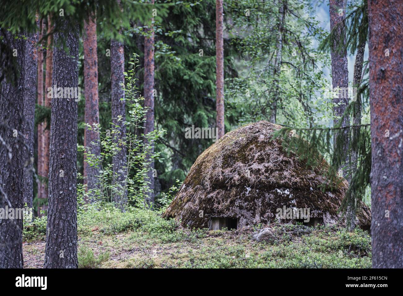 Skans 179, WW II defensive mound. The 