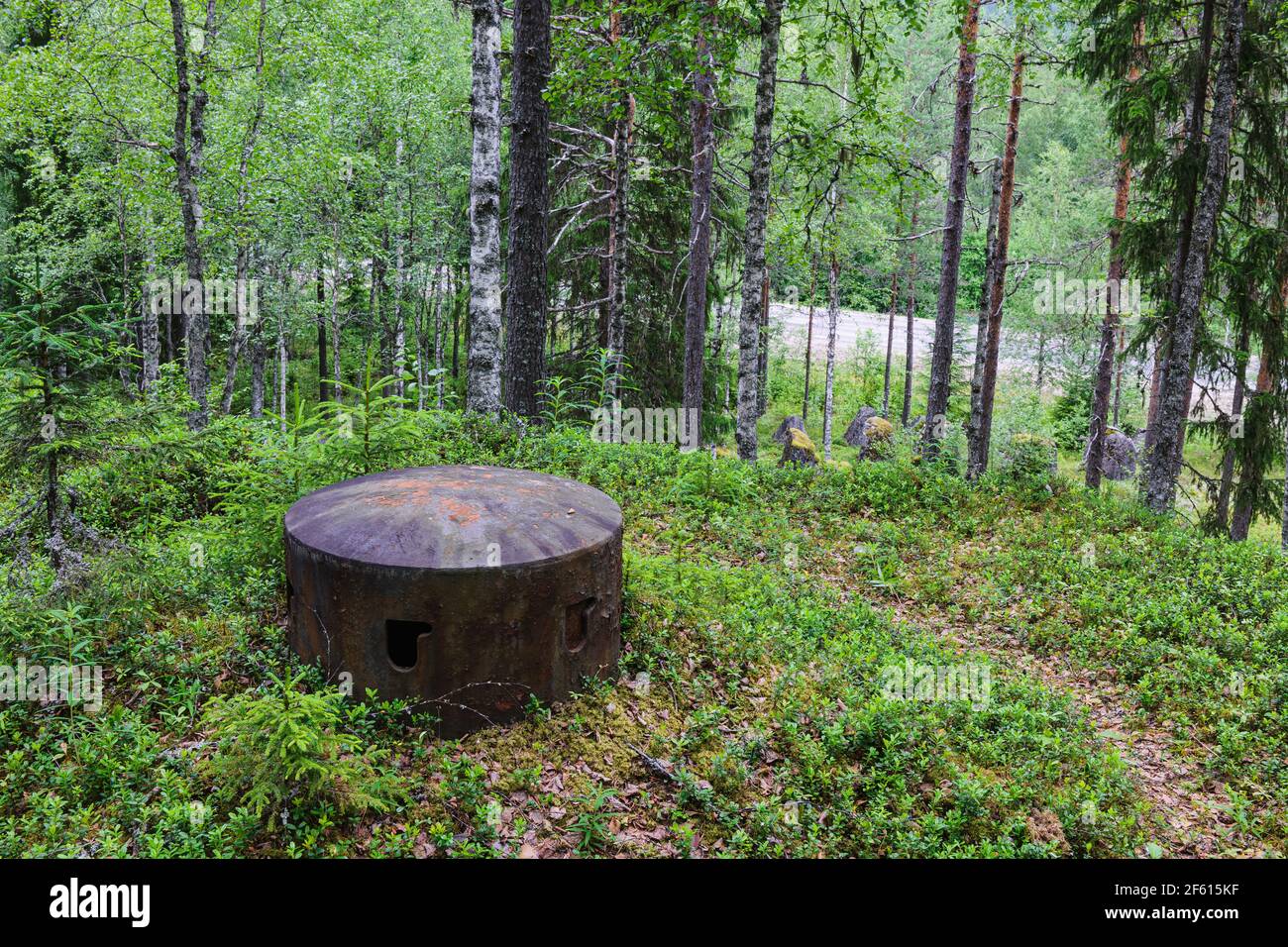 Skans 179, WW II defensive mound. The 